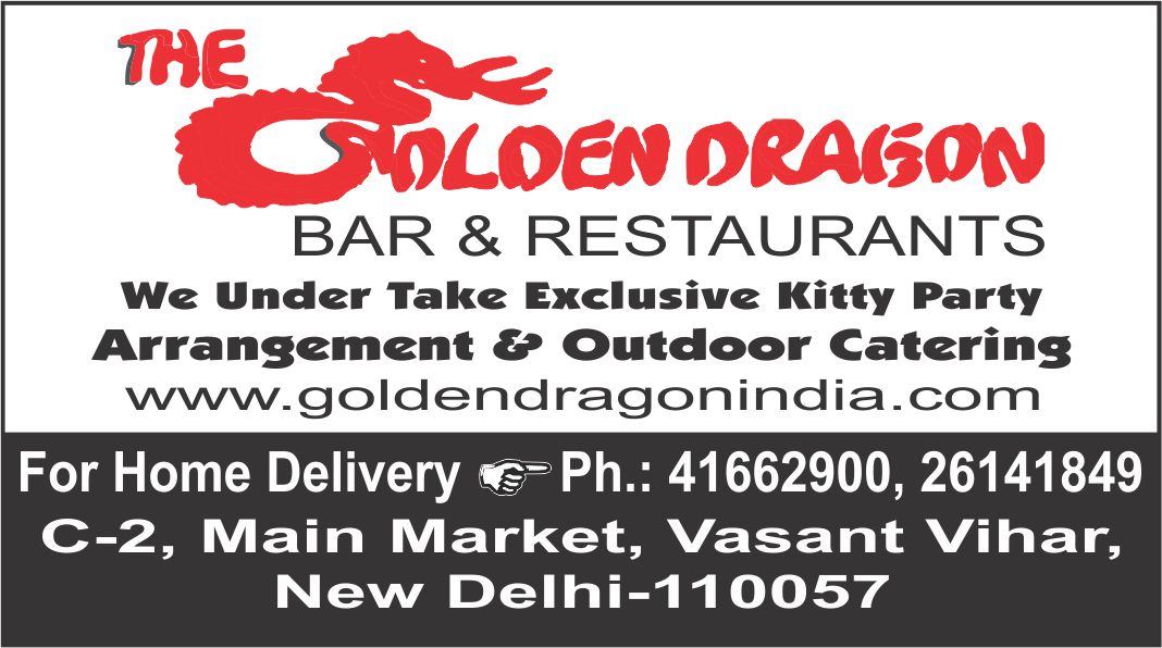 THE GOLDEN DRAGEON BAR & RESTAURANTS (Vasant Vihar Restaurant)